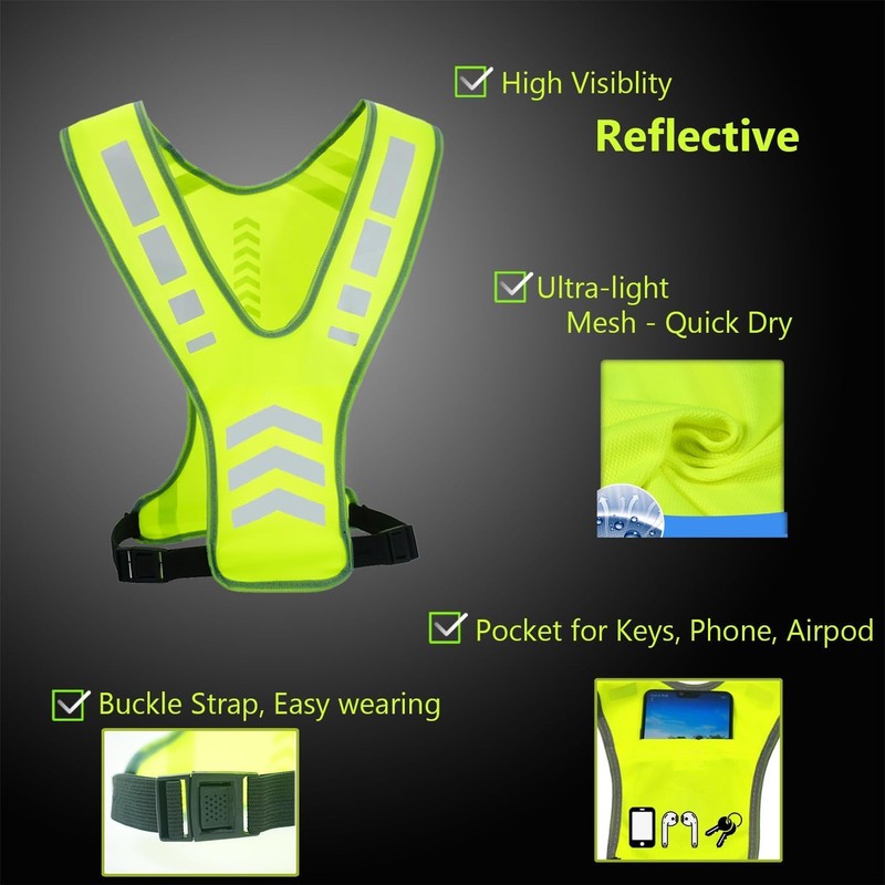 Reflective Vest, Reflective Safety Vest, Reflective Vest, Bicycle Reflective Vest,