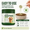 Dental Powder for Dogs, Dog Breath Freshener & Teeth Cleaning