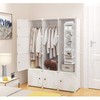 YINGGG 6 Shelves Hanging Wardrobe Organiser Storage Unit for Sweater