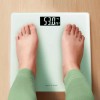 초경량 미니 체중계 작은체중계 미끄럼방지패드 미끄럼방지 [1-체중계-블랙] Super Lightweight Mini