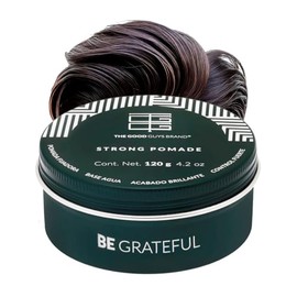Cera para Cabello Hombre | Strong Pomade a Base de Agua | Pomada para Cabello Hombre Fijación Expert sin Residuos | Ideal para Cabello Grueso y Ondulado | THE GOOD GUYS BRAND (120gr)
