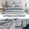 DUOHONG 100% Cotton Quilt Set King Size, King Quilt, Patchwork