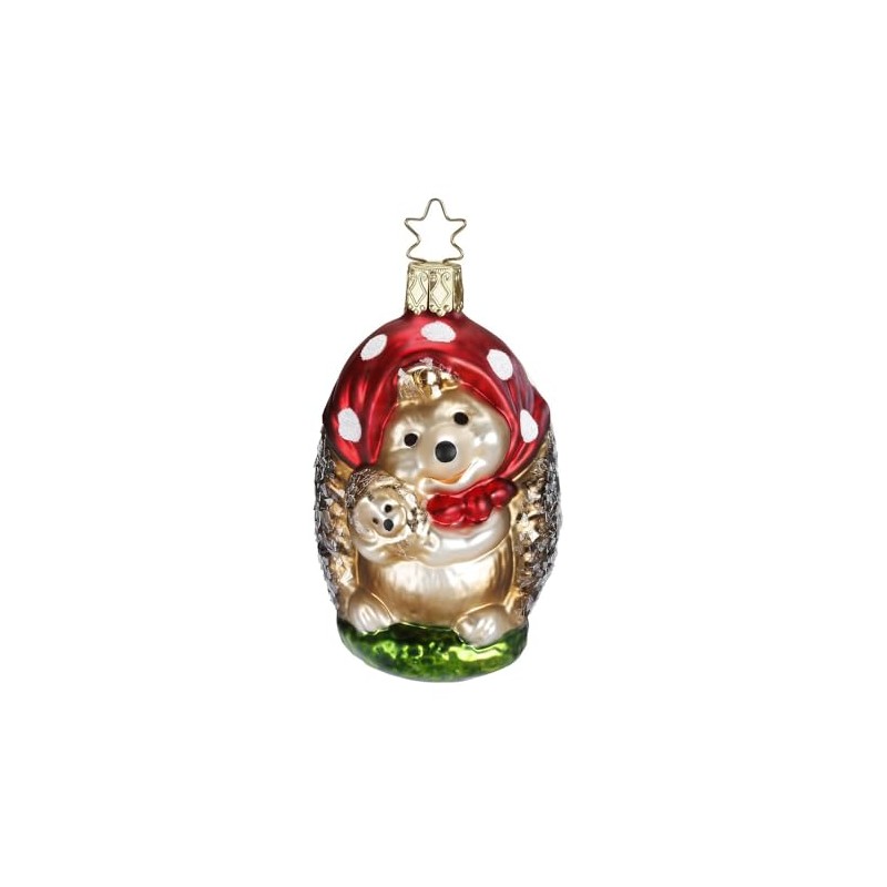 Inge Glas Christmas Tree Decoration Mum Hedgehog Height 9 cm