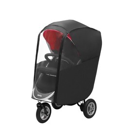 Uplica Aprica Genuine Option Smooth Rain Cover Black BK 99953 [Front Opening Available]