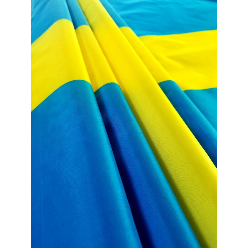High Supply 3x5 Sweden Flag, 100% Polyester, UV Resistant, Blue
