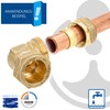 MS Clamp Ring Connector Angle 90° Screw Connection 12 x