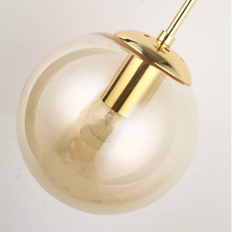 KCO Lighting Replacement Glass Globe Shade for Light Fixtures, Modern