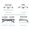 OLOMEE Blue Light Blocking Reading Glasses Women +1.50 Ladies Small