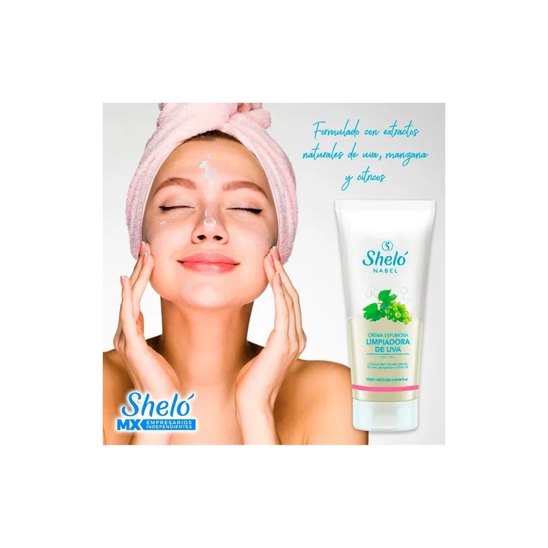 Crema Limpiadora Facial Hidratante Antioxidante 250 Ml Shelo