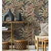 GAULAN 500681999 Non-Woven Wallpaper Durable Washable Wallpaper with Ethnic Leaves