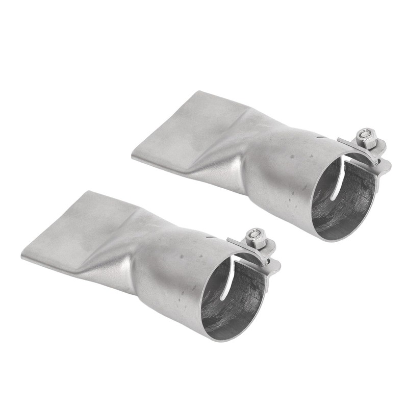 2Pcs Flat Wide Mouth Welding Nozzle, 40mm Stainless Steel Heat