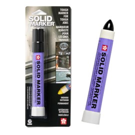 Sakura Solid Paint Markers - Permanent Marker Pens - Window, Wood & Glass Marker - Black Paint - 1 Pack