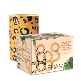 Framar Party Animal Rollo de papel de aluminio en relieve, láminas para el cabello para resaltar - Mediano 320 pies