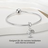 Purhole Dupes Moments Charm Pendant Silver 925 Bracelet Charms, Sterling