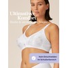 Naturana Women's Moulded Soft Cup Minimiser Everyday Bra, White, 38B