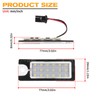 POPMOTORZ LED Number Plate Light, 2 Pieces Number Plate Light
