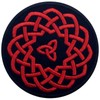 Celtic Knot Circle Patch Biker Applique Embroidered Iron On Sew