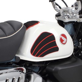 Special Parts Takekawa Tank Pad Set (Black/Red) for Monkey 125 (JB02/JB03/JB05)
