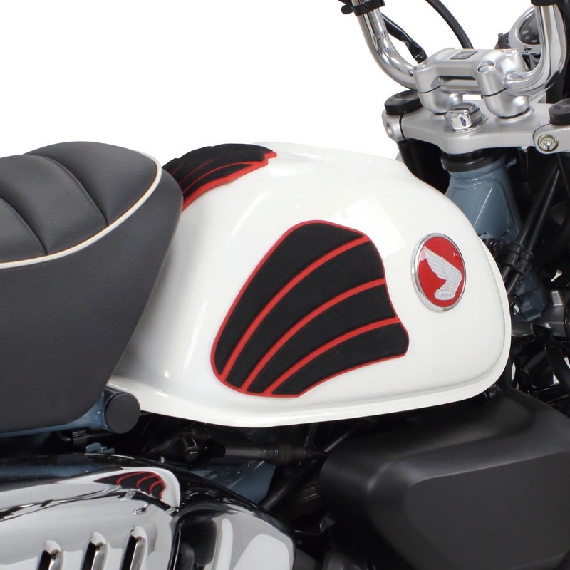 Special Parts Takekawa Tank Pad Set (Black/Red) for Monkey 125
