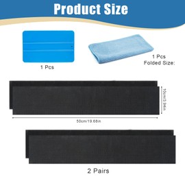 2 Paar Klett Kennzeichenhalter, Kennzeichen Klett für Auto, Selbstklebend Wetterfest Kennzeichenhalter Rahmenlos für Standardkennzeichen