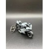 Mini Motorcycle Keychain Personality Keyring Backpack and Wind-Up Toy