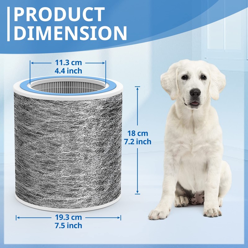 2 Pack HP102 Replacement HP152 Filter Compatible with Shark Air