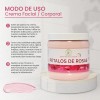 Crema De Pétalos De Rosas Piel Seca Con Filtro Solar