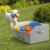 2X Thicker Large Dog Toy Collapsible Fabric Dog Toy Box