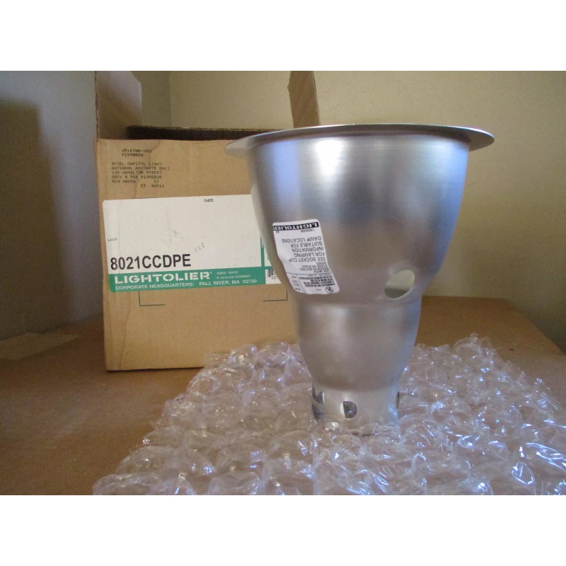 Lightolier *NEW Lightolier 8021CCDPE Recessed Downlight 6'' Open Vertical Polished