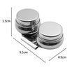 Hsthe Sea Double Dipper Pallete Cup Stainless Steel Oil Painting