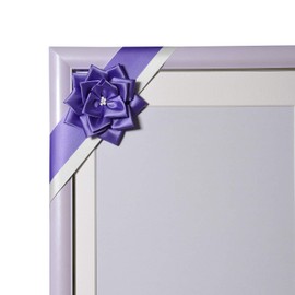 FUJICOLOR Portrait Picture Frame, Ribbon, Purple