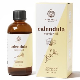 “Aceite de Caléndula Aceite Transportador Premium | Nutritivo para la Piel, Rostro, Cuerpo, Revitalización del Cabello | Hydra