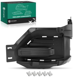 YHTAUTO Fog Light Cover Fits Ford Explorer 2020-2024 without Fog Lamps, Police Interceptor Utility 2020-2024 without Emergency Lamps, Front Bumper Fog Light Bezel Trim Right Passenger Side