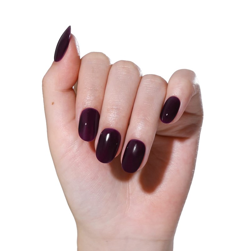 Bluesky -Gel -Nagellack, dunkler Kastanienbraun, Mini, A072, rot, langlebig, chipbeständig,