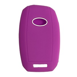 Key Fob Cover for Optima Rio: 4 Buttons Silicone Remote Case Protector Fit for Kia Forte Sportage Sedona NIRO Hybird Sorento 2012 to 2023 TQ8RKE3F05 95430B2100 95430A7200 OSLOKA875T (Purple)