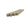 Poplar U-Channel framing Stock. Great for Stained Glass Work, Four-36