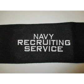 b3185 WW2 - Korea  US Navy Armband Recruiting Service IR33T