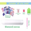 HSENJT DIY 5D Diamond Art Painting Kits Dandelion,Flowers Diamonds Paint