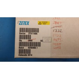 ZETEX (20 PCS) ZTX1149A ZETEX Trans GP BJT PNP 25V 3A 3-Pin E-Line TO-92