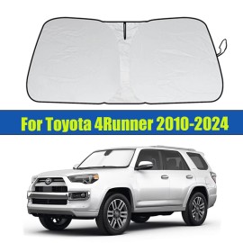 Unbranded For Toyota 4Runner 2010-2024 Front Windshield Sun Shade UV Protector Cover Visor