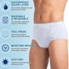 Blosssound 6 Pack Men's Incontinence Underwears Reusable Washable Leak Proof