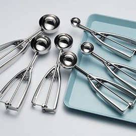 Keenso Cuchara De Bola De Helado, Cuchara De Helado De Acero Inoxidable Cuchara De Helado Manual Cuchara De Excavadora De Bola De Helado Cuchara De Postre De Fruta De Galleta Accesorios