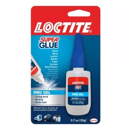 Loctite Super Glue Professional Gel, Clear, 20 g Bottle, Pack of 1