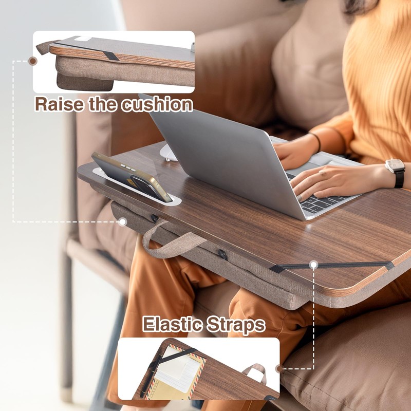 wishacc Lap Desk 24 inches Extra Large - Versatile and