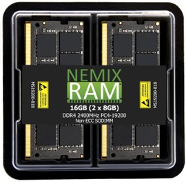 NEMIX RAM 16GB (2X8GB) DDR4 2400MHZ PC4-19200 2Rx8 1.2V CL17 260-PIN Non-ECC Unbuffered SODIMM NAS Memory Compatible with QNAP TVS-672XT TVS-872XT TVS-472XT