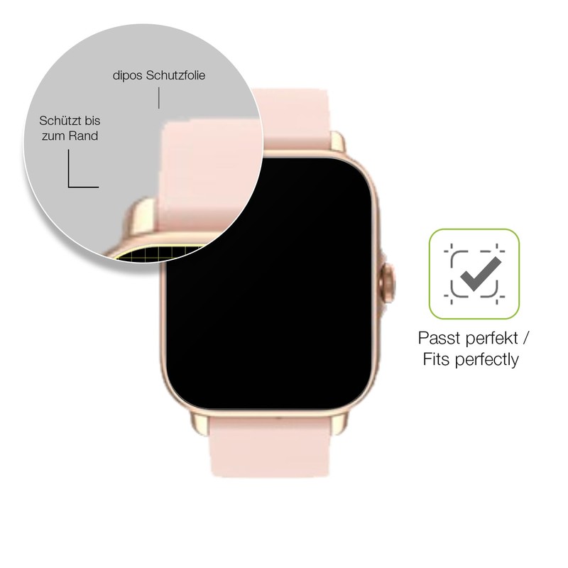 dipos FLEX 2x Matte Screen Protectors Suitable for Naixues G59