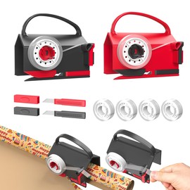 Quuylin 2 pezzi Tagliacarte per rotoli di carta regalo