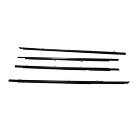 munirater Chrome Weatherstrip Window Moulding Trim Seal Belt Replacement for 2008-2012 Accord
