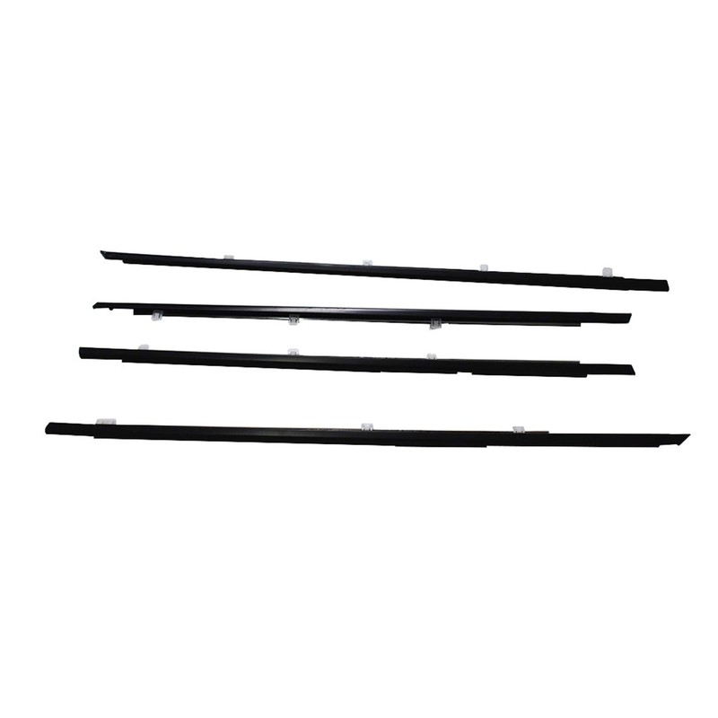 munirater Chrome Weatherstrip Window Moulding Trim Seal Belt Replacement for
