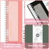 Qefuna Qefuna Notizbuch A5 Dotted,Bullet Dot Journal, 300Seiten Spiralnotizbuch, 100g/M²